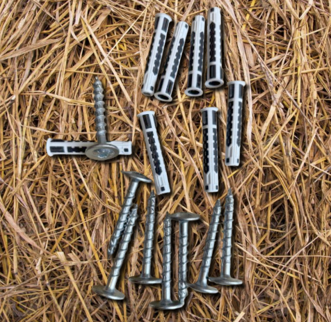 NopLine Rubber Noppenplaat Wand Montage Set